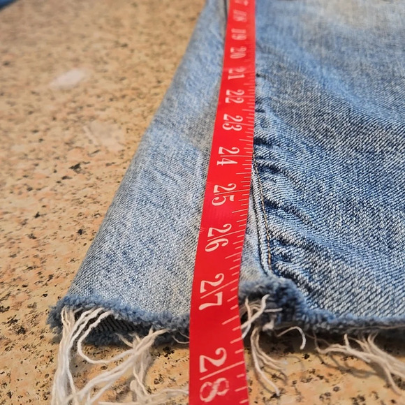 Mama Maternite Low Rib Maternity Distressed Embroidered Kick-Flare Jeans Size 10 - Picture 17 of 17